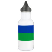 Vlag van Komi-republiek Waterfles (Links)