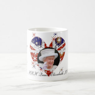 vlag van koningin Elizabeth Diamond Jubilee Koffiemok