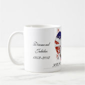 vlag van koningin Elizabeth Diamond Jubilee Koffiemok (Links)