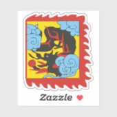 Vlag van Korea (1856) Sticker (Vel)