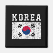 Vlag van Korea Magneet (Voorkant)