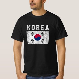 Vlag van Korea T-shirt