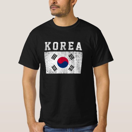 Vlag van Korea T-shirt (Voorkant)