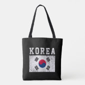 Vlag van Korea Tote Bag (Achterkant)