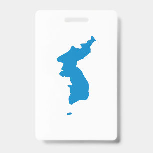 Vlag van Koreaanse hereniging Badge