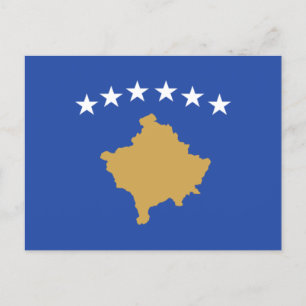 Vlag van Kosovo Briefkaart