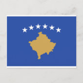 Vlag_van_Kosovo Briefkaart (Voorkant)