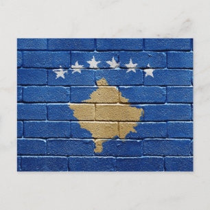 Vlag van Kosovo Briefkaart