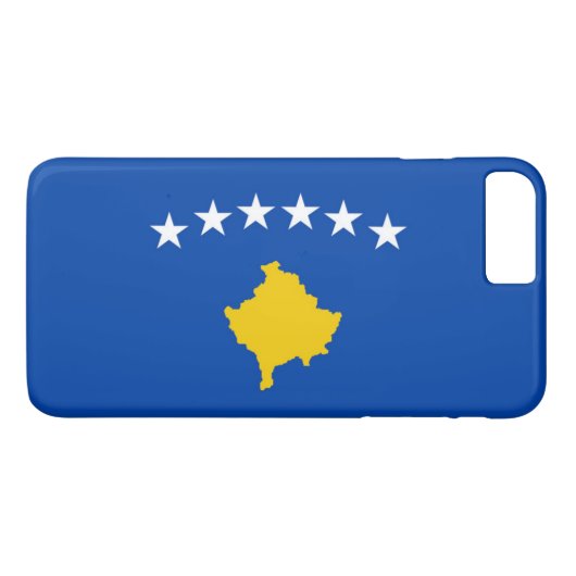 Vlag van Kosovo Case-Mate iPhone Case (Achterkant (Horizontaal))