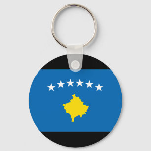 vlag van Kosovo-eilanden Sleutelhanger