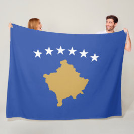 Vlag van Kosovo Fleece Deken