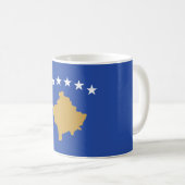 Vlag van Kosovo Koffiemok (Voorkant rechts)
