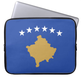 Vlag van Kosovo Laptop Sleeve