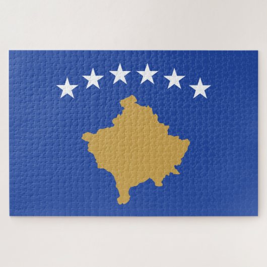 Vlag van Kosovo Legpuzzel (Horizontaal)