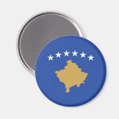 Vlag van Kosovo Magneet (Voorkant / Achterkant)