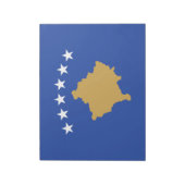 Vlag van Kosovo Notitieblok (Linkerzijde)