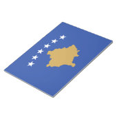 Vlag van Kosovo Notitieblok (Schuin)
