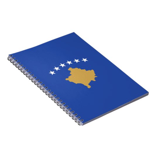 Vlag van Kosovo Notitieboek (Rechterzijde)