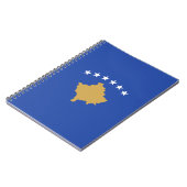 Vlag van Kosovo Notitieboek (Linkerzijde)