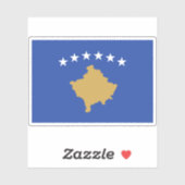 Vlag van Kosovo Sticker (Vel)