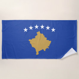 Vlag van Kosovo Strandlaken