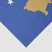 Vlag van Kosovo Tissuepapier (Detail)