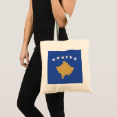 Vlag van Kosovo Tote Bag (Voorkant (product))