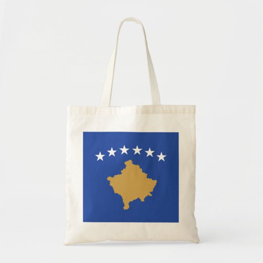Vlag van Kosovo Tote Bag (Voorkant)
