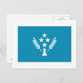 Vlag van Kosrae Briefkaart (Voorkant / Achterkant)