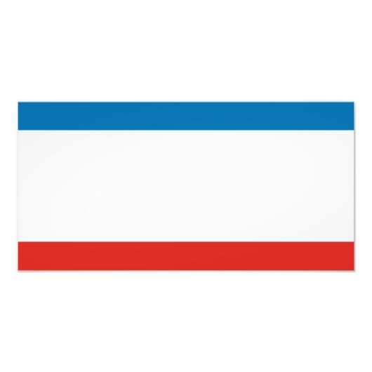 Vlag van Krim Foto Afdruk (Voorkant)