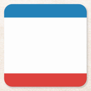 Vlag van Krim Kartonnen Onderzetters