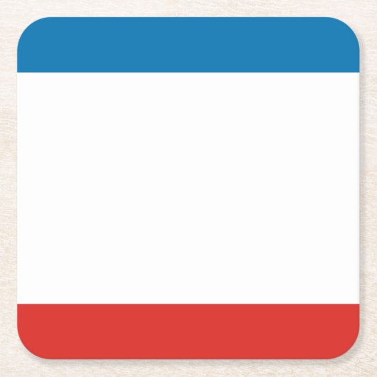 Vlag van Krim Kartonnen Onderzetters (Voorkant)