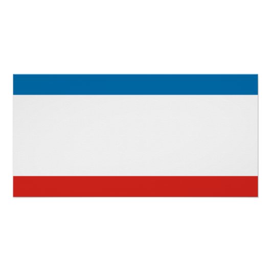 Vlag van Krim Perfect Poster (Voorkant)