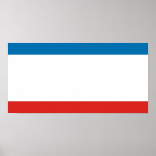 Vlag van Krim Poster (Voorkant)