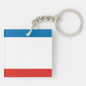 Vlag van Krim Sleutelhanger (Achterkant)