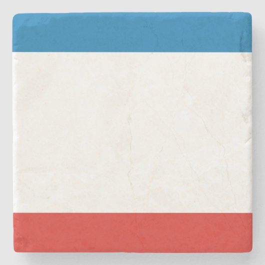 Vlag van Krim Stenen Onderzetter (Voorkant)