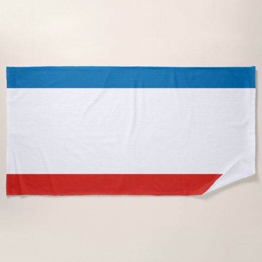 Vlag van Krim Strandlaken (Voorkant)