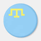 Vlag van Krim Tatars Magneet (Voorkant)