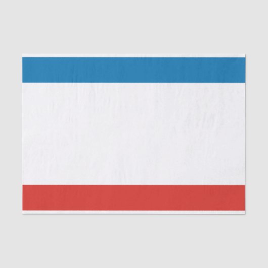Vlag van Krim Tissuepapier (Voorkant)