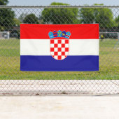 Vlag van Kroatië Banner (Insitu)
