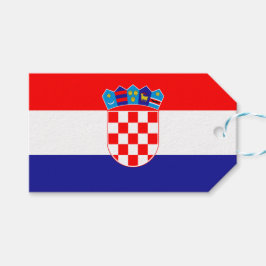 Vlag van Kroatië Cadeaulabel