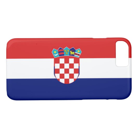 Vlag van Kroatië Case-Mate iPhone Case (Achterkant (Horizontaal))