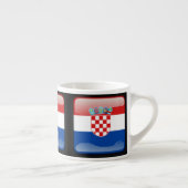 Vlag van Kroatië Espresso Kop (Rechts)