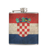  vlag van Kroatië Heupfles (Voorkant)