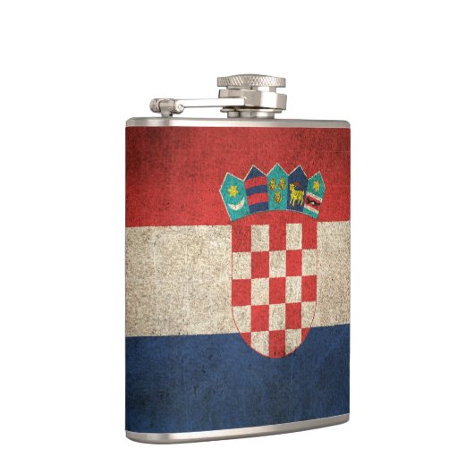  vlag van Kroatië Heupfles (Rechts)