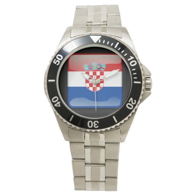 Vlag_van_Kroatië Horloge (Voorkant)
