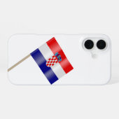 Vlag van Kroatië iPhone 16 Hoesje (Achterkant horizontaal)