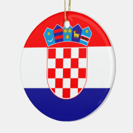 Vlag van Kroatië Keramisch Ornament