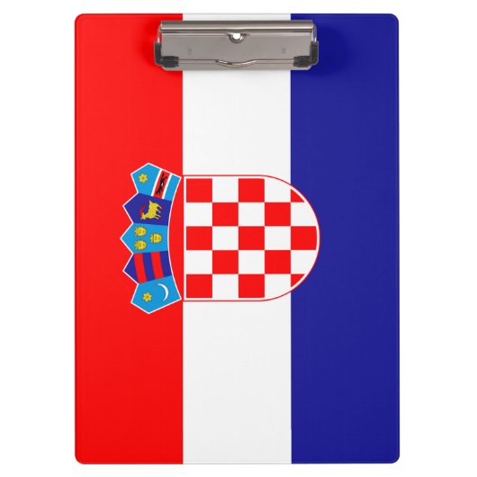Vlag van Kroatië Klembord (Voorkant)