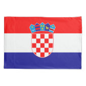 Vlag van Kroatië Kussensloop (Achterkant)